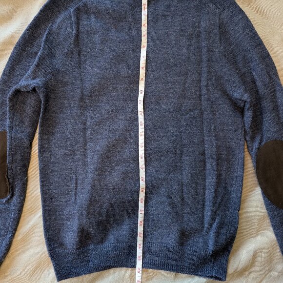 J Crew Rugged Elbow Patch Sweater - Picture 7 of 7